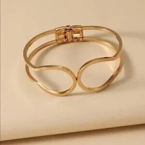 GOLD 1pc Hollow Bracelet